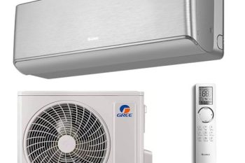 Инверторен климатик Gree GWH09AVCXB-K6DNA1B-I/GWH09AVCXB-K6DNA1B-O AIRY SILVER WiFi, 9000 BTU