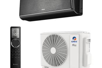 Инверторен климатик Gree GWH09AVCXB-K6DNA1B-I/GWH09AVCXB-K6DNA1B-O AIRY BLACK WiFi, 9000 BTU